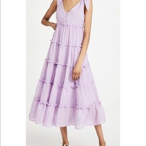 English Factory Midi dress in Lilac